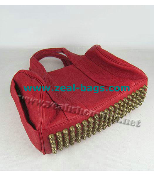 AAA Replica Alexander Wang Rocco Mini Duffle Top Handle Red